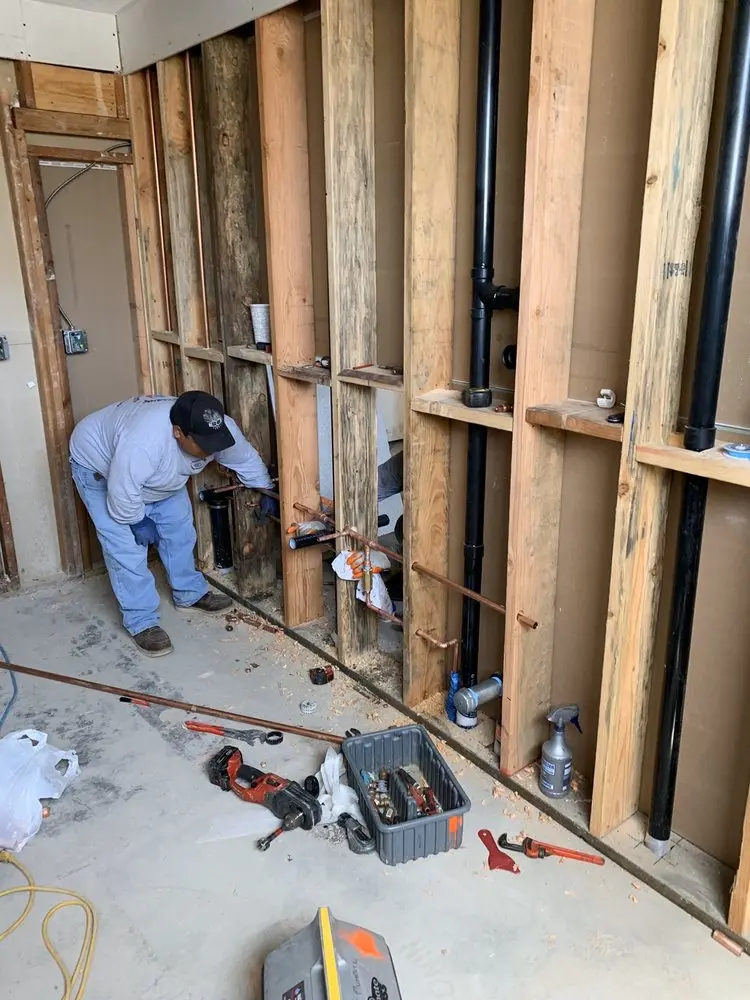 Commercial rough-in plumbing for Water Heater Replacement in Orchard View
